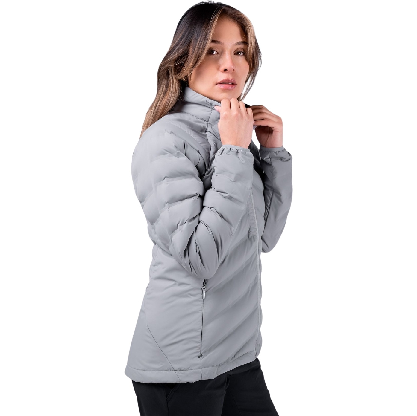 2025 Zhik Femmes Veste Isolée à Cellules JKT-0090-W-PLT - Platinum
